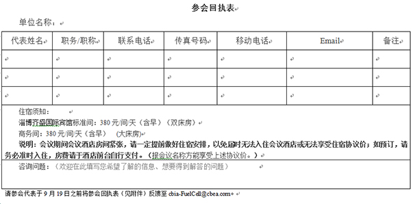 中國電池工業協會氫能與燃料電池分會成立大會暨2021氫能與燃料電池技術及應用國際峰會第二輪通知